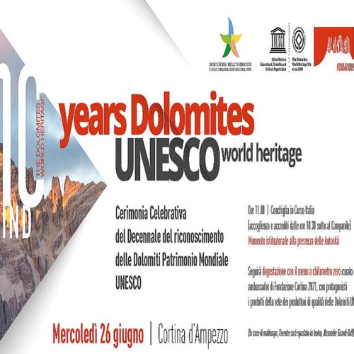 THE DOLOMITES CELEBRATE 10 YEARS OF UNESCO HERITAGE