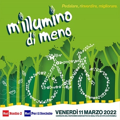 Italo e M'illumino di meno 2022